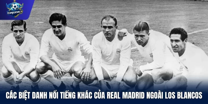 Các biệt danh nổi tiếng khác của Real Madrid ngoài Los Blancos