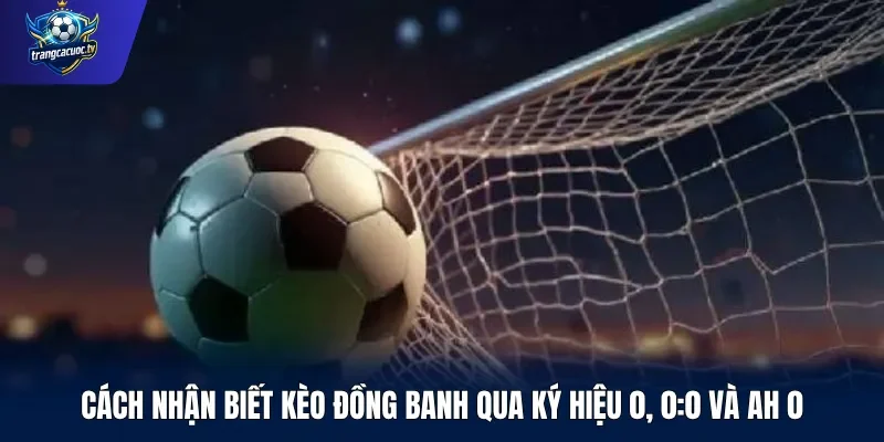 Cách nhận biết kèo đồng banh qua ký hiệu 0, 00 và AH 0