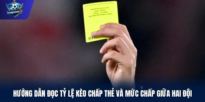 Hướng dẫn đọc tỷ lệ kèo chấp thẻ và mức chấp giữa hai đội