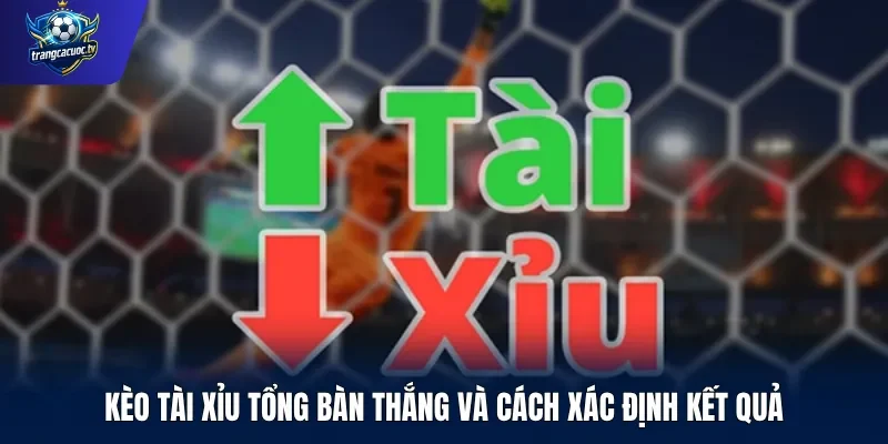 Kèo tài xỉu tổng bàn thắng và cách xác định kết quả