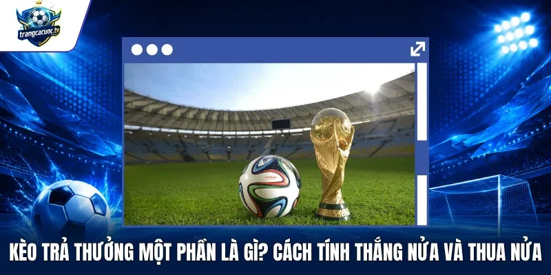 Kèo Trả Thưởng Một Phần Là Gì Cách Tính Thắng Nửa Và Thua Nửa