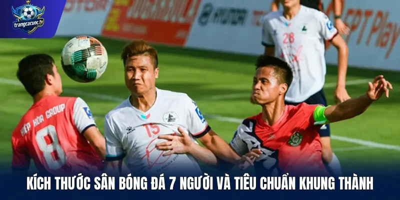 Kích thước sân bóng đá 7 người và tiêu chuẩn khung thành