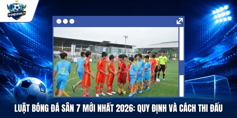 Luật Bóng Đá Sân 7 Mới Nhất 2026 Quy Định Và Cách Thi Đấu