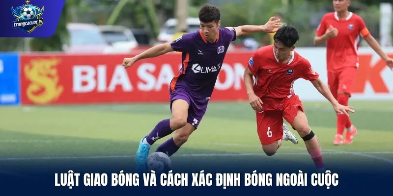 Luật giao bóng và cách xác định bóng ngoài cuộc